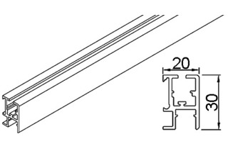 Einfachlauf-/ Führungsschienen HAWA Einfachlauf-/ Führungsschienen HAWA