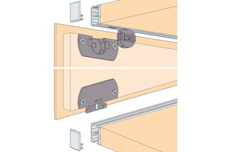 Schiebetürbeschläge HAWA Regal C 16 H, Inslide / Forslide Schiebetürbeschläge HAWA Regal C 16 H, Inslide / Forslide