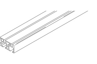 Doppellauf- und Führungsschienen zum Aufklipsen Doppellauf- und Führungsschienen zum Aufklipsen