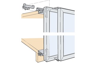 Schiebetürbeschläge HAWA Frontal 25 GR 20/20, Forslide Schiebetürbeschläge HAWA Frontal 25 GR 20/20, Forslide
