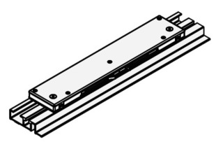 Rientro ammortizzato HAWA Combino 65/80 H FS, porta centrale