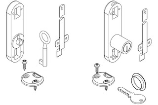 Serrures à tringles pour meubles