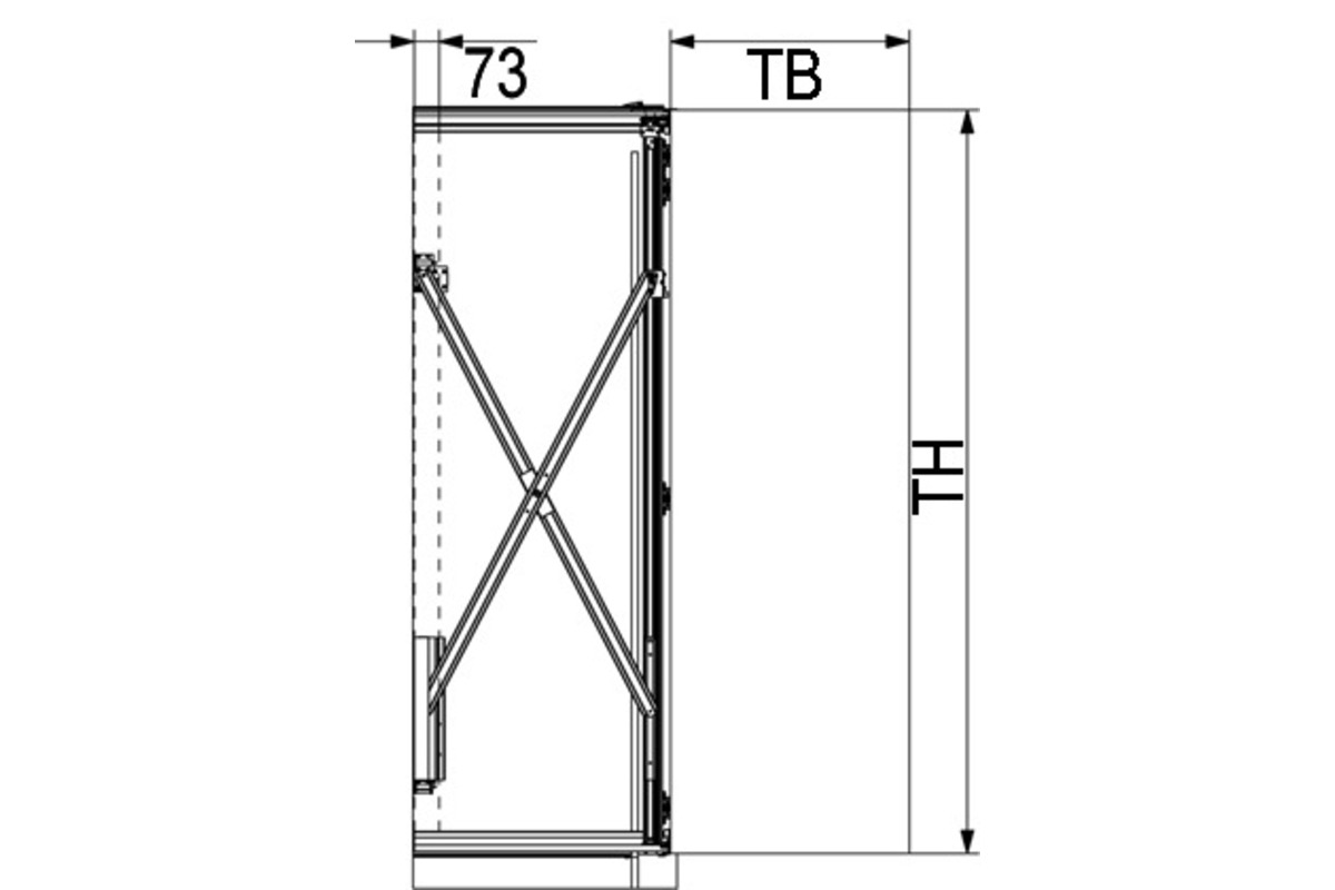 Ferrements pour portes pivotantes-coulissantes HAWA-Folding Concepta 25