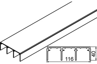 Dreifachführungsschienen HAWA Dreifachführungsschienen HAWA