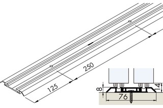 Doppellaufschienen HAWA Doppellaufschienen HAWA