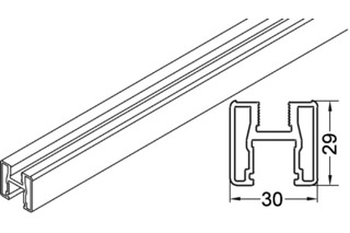Rahmenprofile vertikal HAWA Rahmenprofile vertikal HAWA