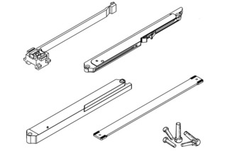 Einzugsdämpfung für HAWA Divido 80 Einzugsdämpfung für HAWA Divido 80