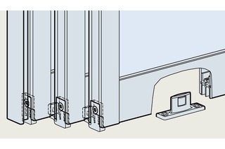 Stapelungsbeschläge HAWA Divido 100 Stapelungsbeschläge HAWA Divido 100