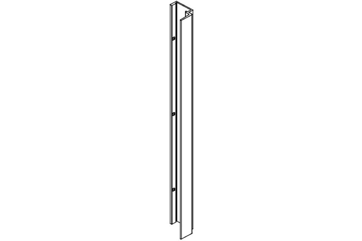 Profil de poignée de porte avec profil pour cadre HAWA-Concepta