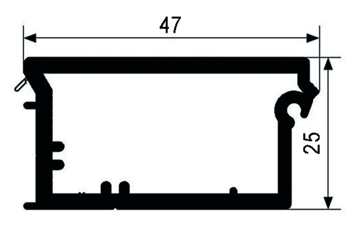 Stecche di chiusura (profilo maniglia) REHAU RAUVOLET E 23