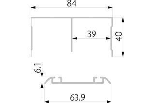 Lauf-/Führungsschiene OPK Cruiser 3