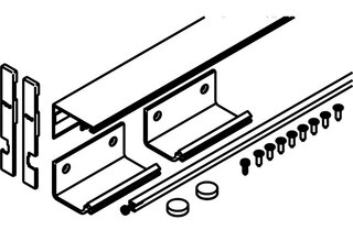 Verbindungsprofil Connector Breite 55 mm HAWA Concepta III 25/35