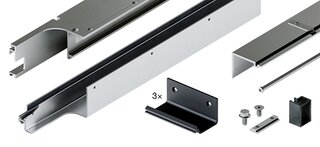 Set di rotaie HAWA Folding Concepta III V2 Corpo