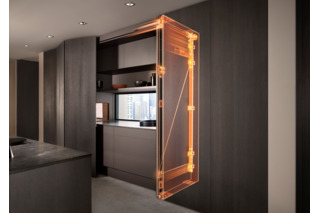 Configurateur pour portes pliantes-coulissantes BLUM REVEGO, prémontées ou prédécoupées