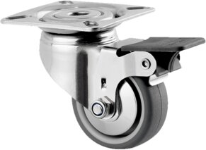 Roulettes pivotantes à blocage