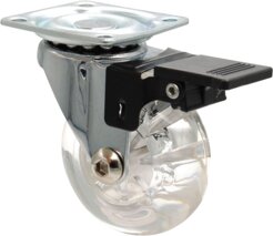 Roulettes pivotantes à blocage