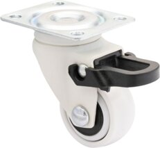 Roulettes pivotantes design à blocage