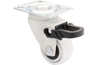 Roulettes pivotantes design à blocage