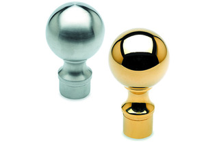 Endkugeln für Rohrabschluss an Hand- und Fussreling Endkugeln für Rohrabschluss an Hand- und Fussreling