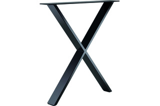 Tischkufe X-Form