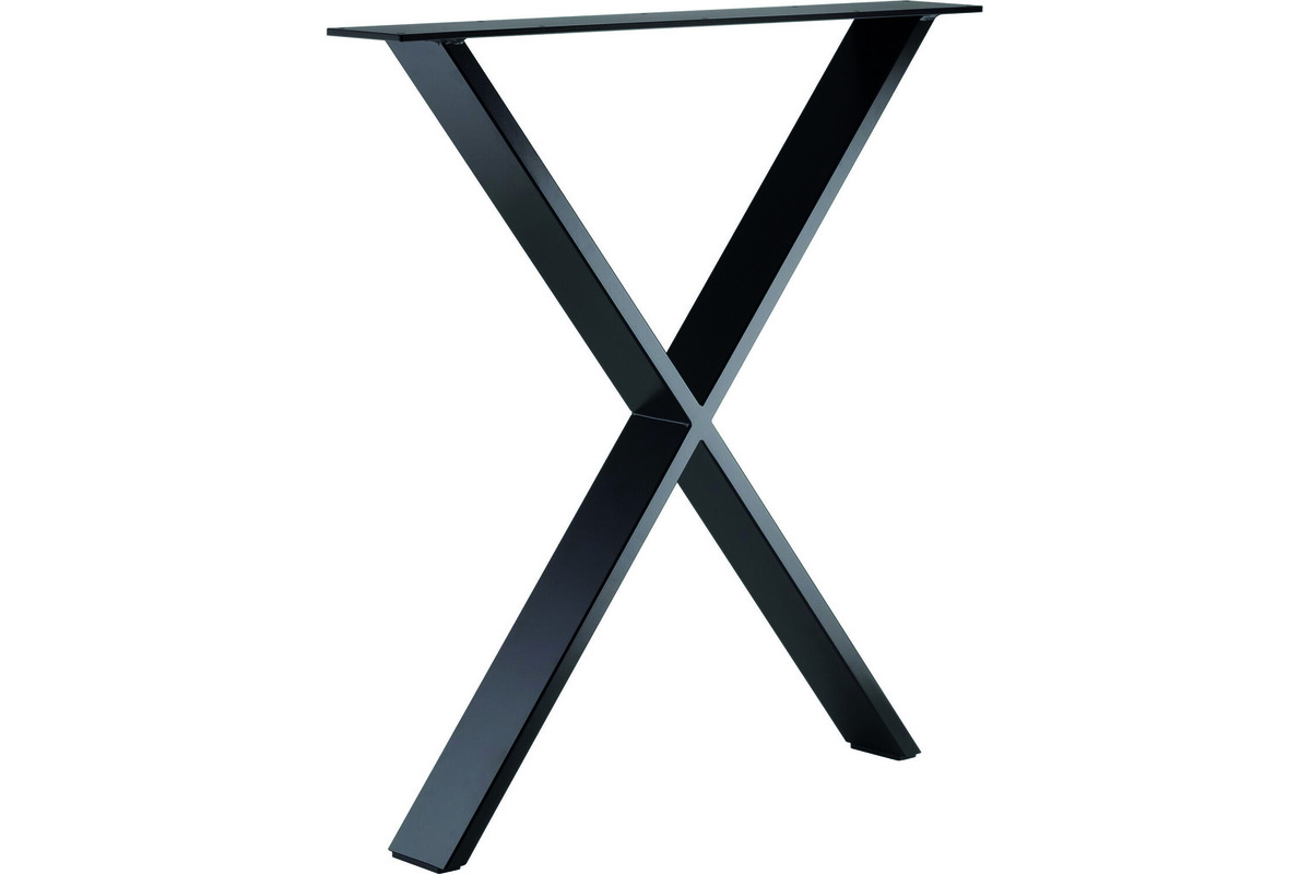Barre de support pour tables forme X