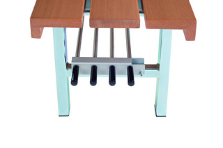 Griglia per scarpe in 4 pezzi Supporti per panche MAKK