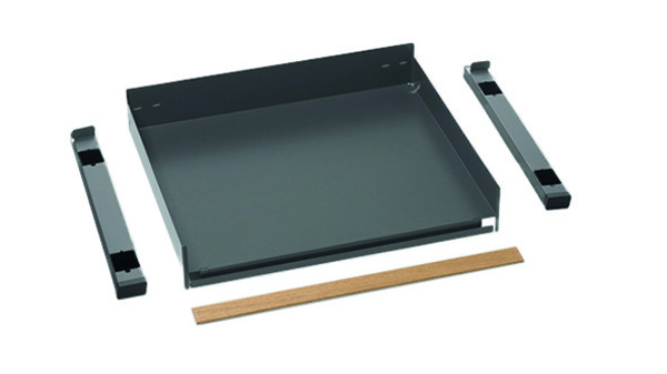 Tablette coulissante PEKA Extendo Fioro Complet pour Legrabox avec rail en bois basse