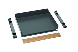 Tablette coulissante PEKA Extendo Fioro Complet pour Legrabox avec rail en bois haute