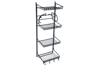 Scaffali per armadi in filo con supporto per tubi flessibili OK-LINE