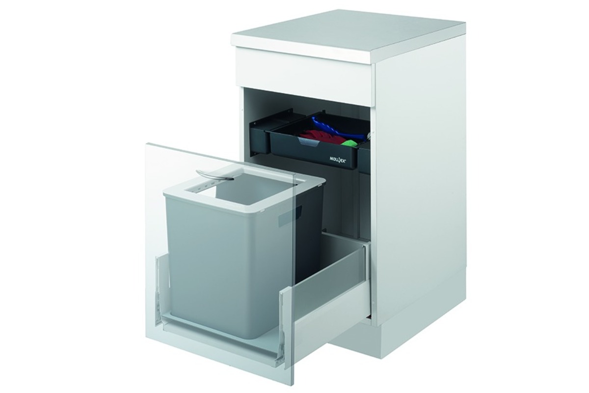 Systèmes de déchets à poser MÜLLEX EURO ZK-BOXX 40/45/50 pour BLUM Tandembox
