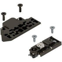 Support en alu CLIP BLUM pour bras télescopique AVENTOS HF / SERVO-DRIVE