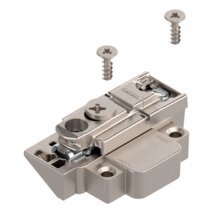 Piastrina di supporto in alluminio CLIP BLUM per leva telescopica AVENTOS HF / SERVO-DRIVE