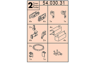 Beschläge-Grt. HAWA Libra 20 H FS/IS Synchro Beschläge-Grt. HAWA Libra 20 H FS/IS Synchro