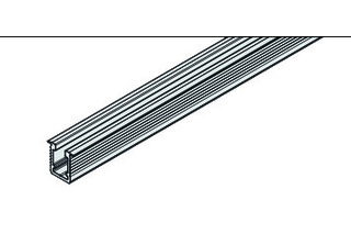 Einfachführungsschiene HAWA Clipo 16, zum Kleben, Alu eloxiert, 6000 mm Einfachführungsschiene HAWA Clipo 16, zum Kleben, Alu eloxiert, 6000 mm
