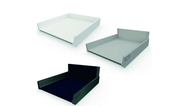 Tiroir / tiroir intérieur complet BLUM TANDEMBOX antaro, blanc soie, gris poussière, noir terra, fabriqués selon vos dimensions