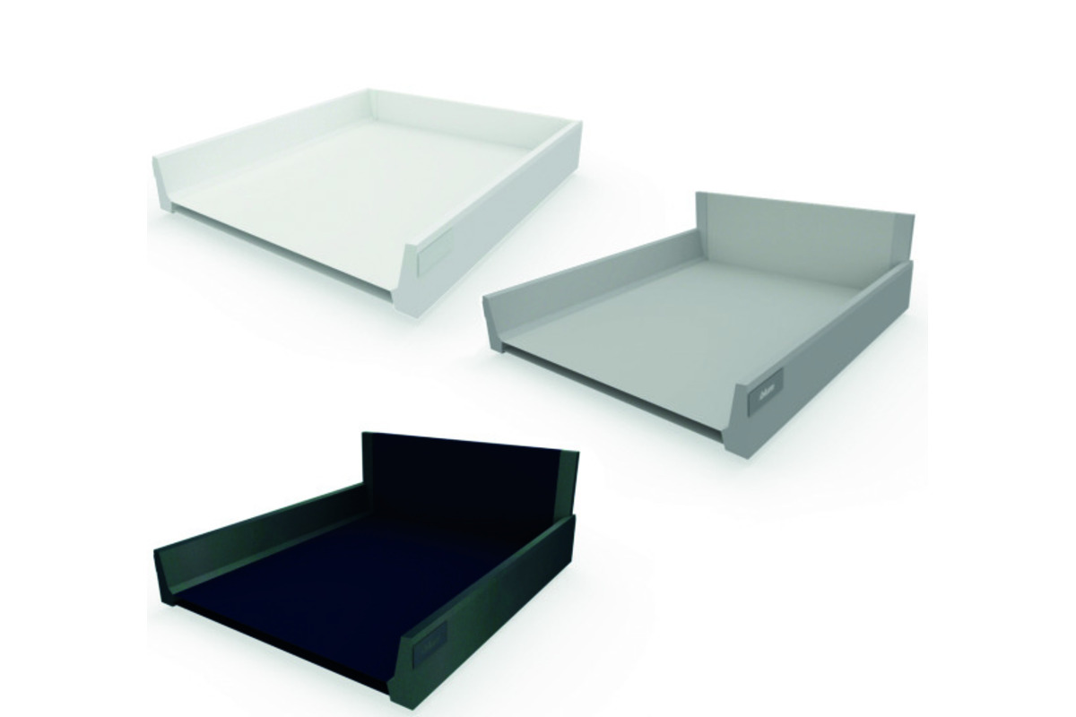 Tiroir / tiroir intérieur complet BLUM TANDEMBOX antaro, blanc soie, gris poussière, noir terra, fabriqués selon vos dimensions
