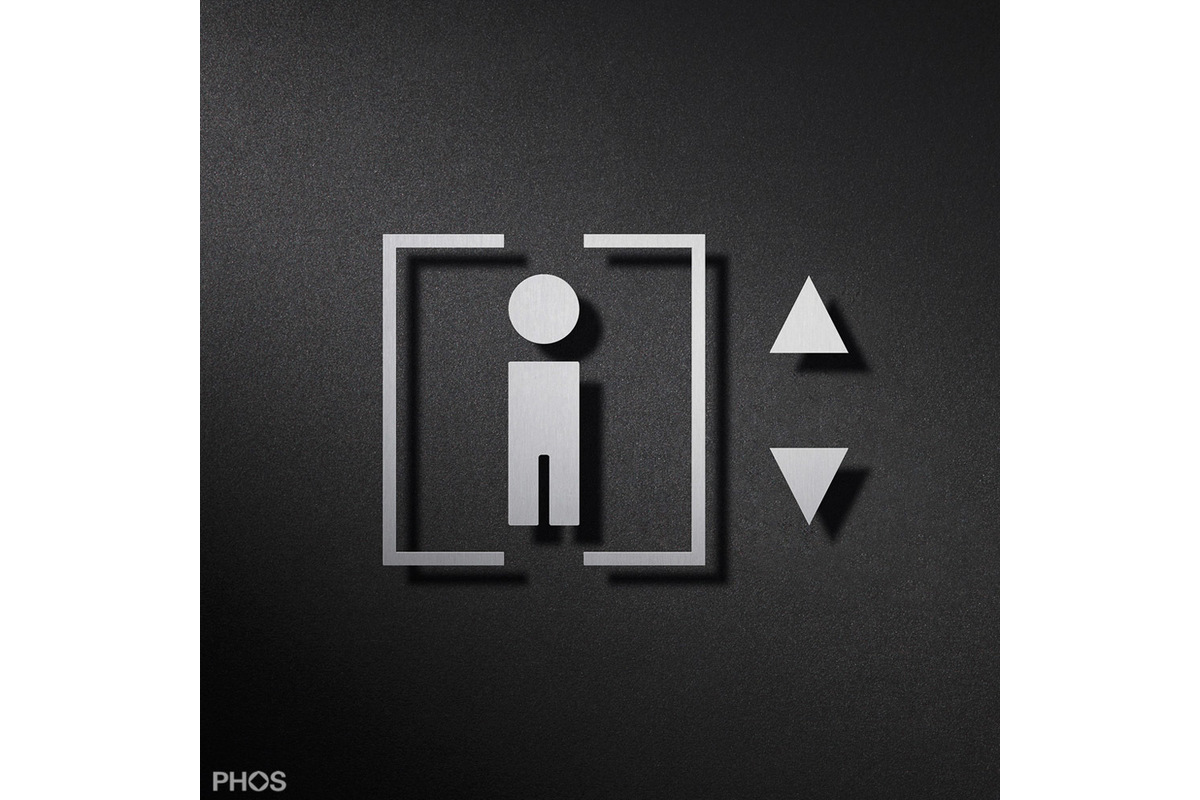 Pittogramma ascensore PHOS