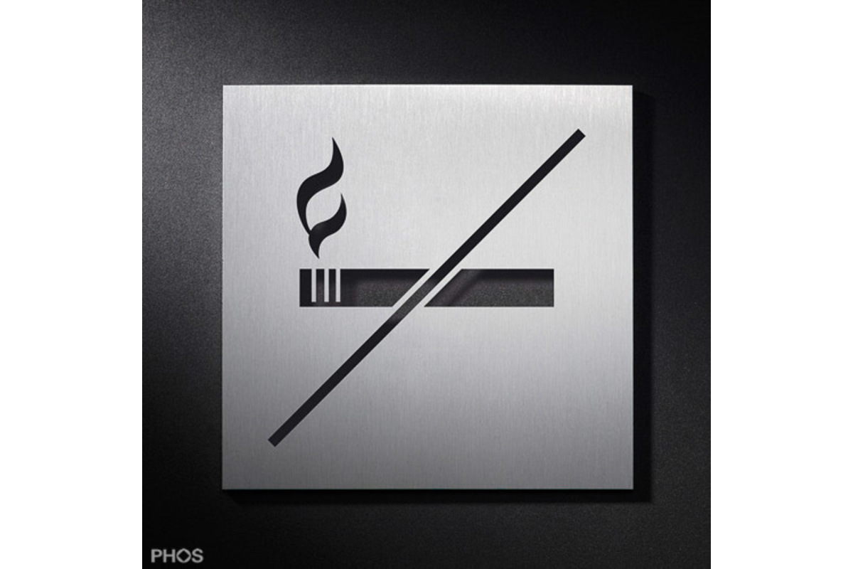 Cartelli con simboli non fumatori PHOS