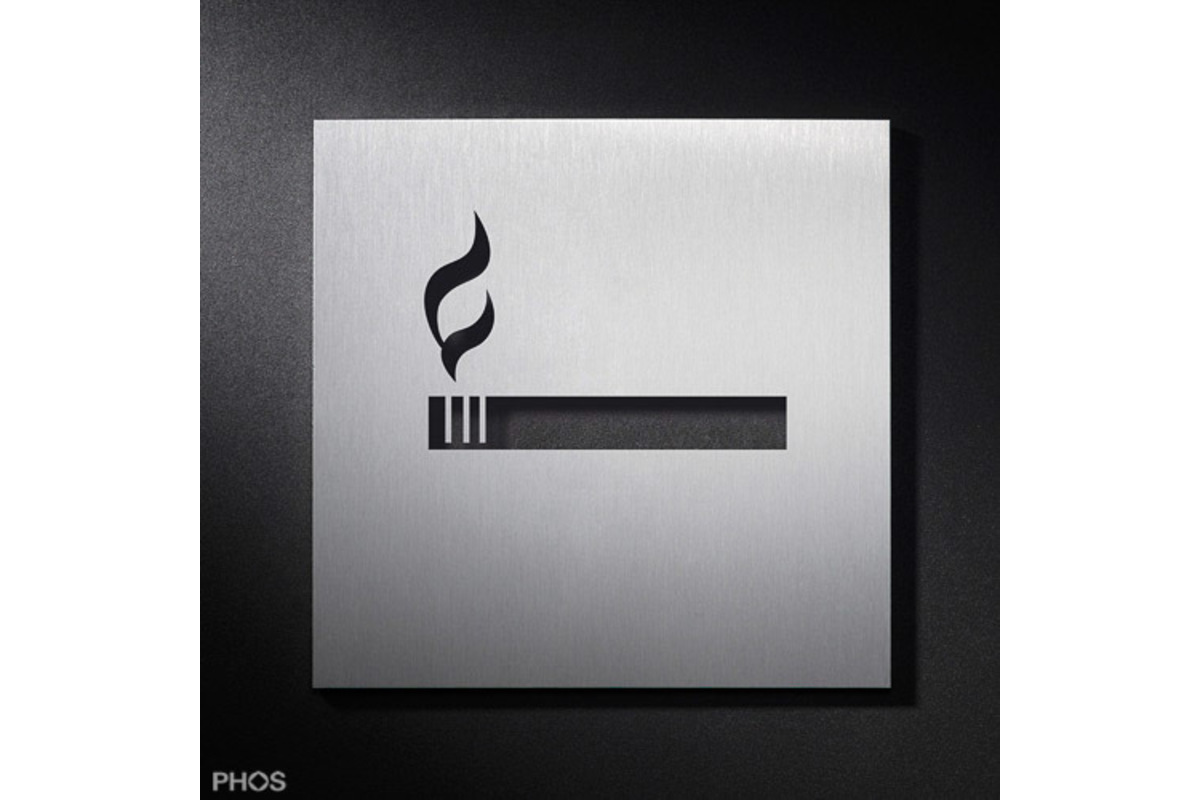 Cartelli con simboli fumatori PHOS
