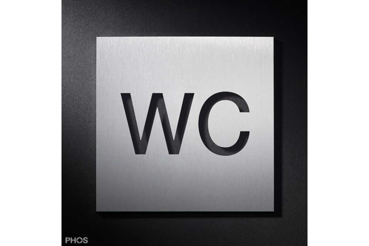 Plaques de symboles ''WC'' PHOS