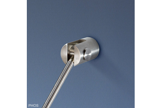 Support flexible de paroi pour Tringle Ø12 mm PHOS