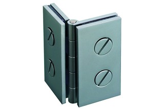 Charnières pour portes en verre