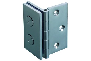 Charnières pour portes en verre