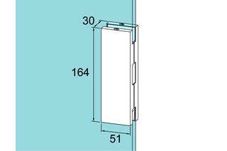 Gegenkasten GK 50 für Ganzglasanlagen DORMA GLAS Universal Gegenkasten GK 50 für Ganzglasanlagen DORMA GLAS Universal
