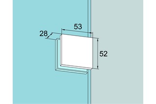Schraubhalterungen DORMA GLAS PT 90 Schraubhalterungen DORMA GLAS PT 90
