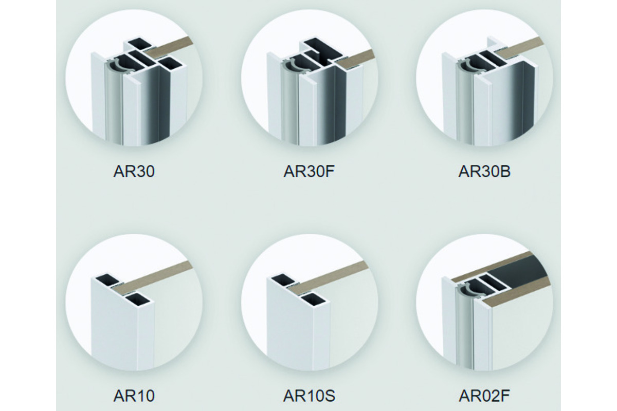 Ferrements pour portes coulissantes KUHN AR30 pour cadre en aluminium