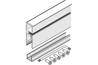 Kit di profili per vetri fissi HAWA
