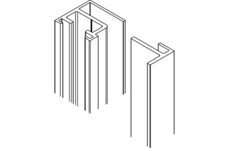 Wandprofilset Vorwandmontage HAWA