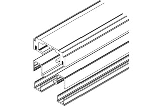 Kit di rotaie per HAWA-Puro 100-150