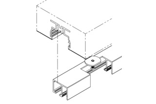 Kit di montaggio per HAWA-Adapto 80-120